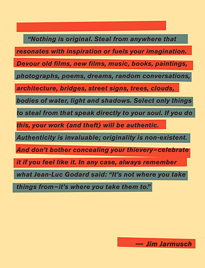 Beg, Borrow & Create
