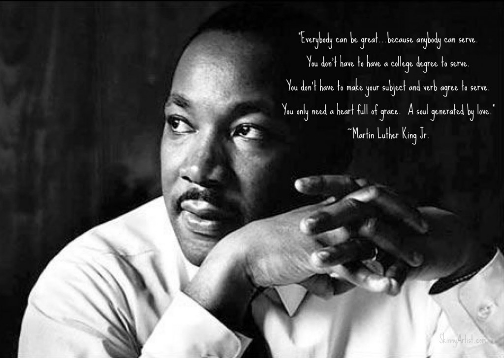 Everybody can be great…