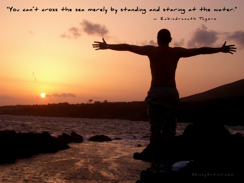 Stop staring, start living!