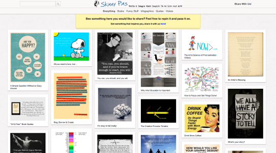 Introducing Skinny Pins: Words and Images to Inspire Your Life! Introducing Skinny Pins: Words and Images to Inspire Your Life!